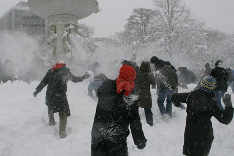 梦见打雪仗