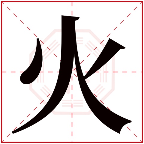 火字五行属什么,火字在名字里的含义,火字起名的寓意